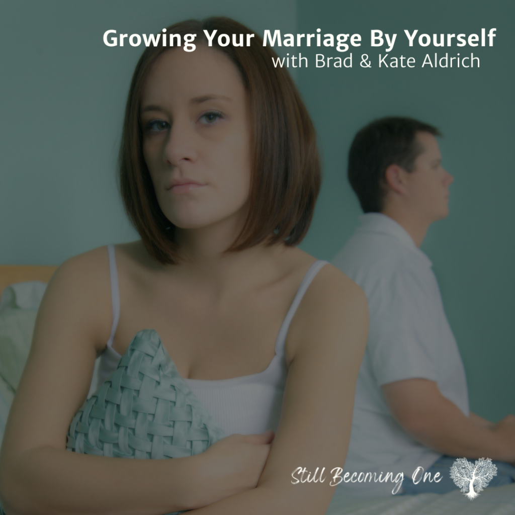 Couple in Conflict trying to grow a marriage by yourself