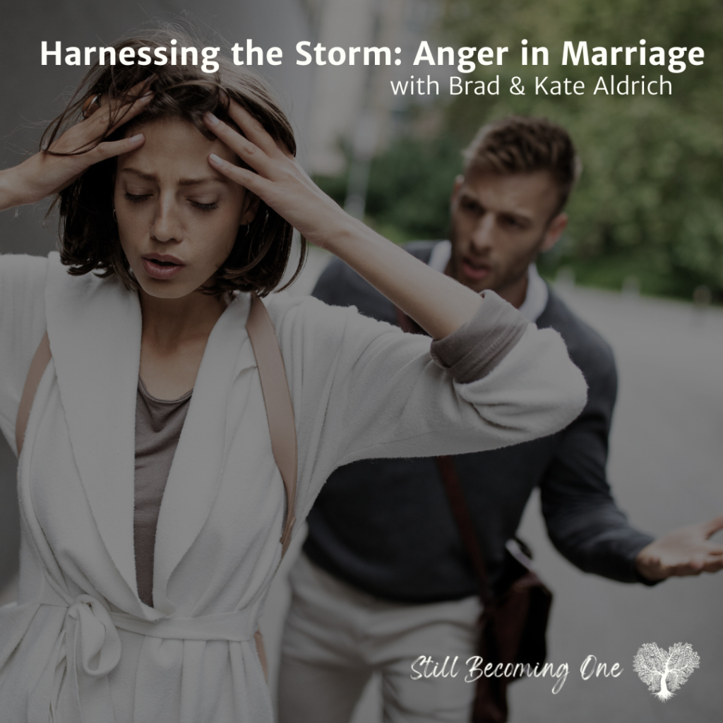 Podcast about anger in marriage - couple arguing